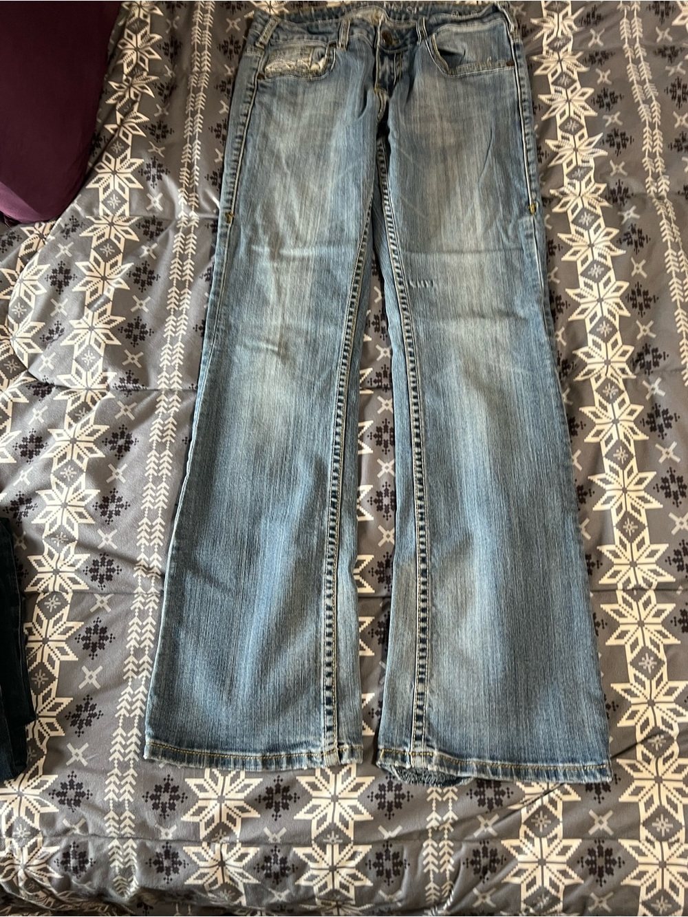 Cowgirl Tuff Light Blue Flare Jeans